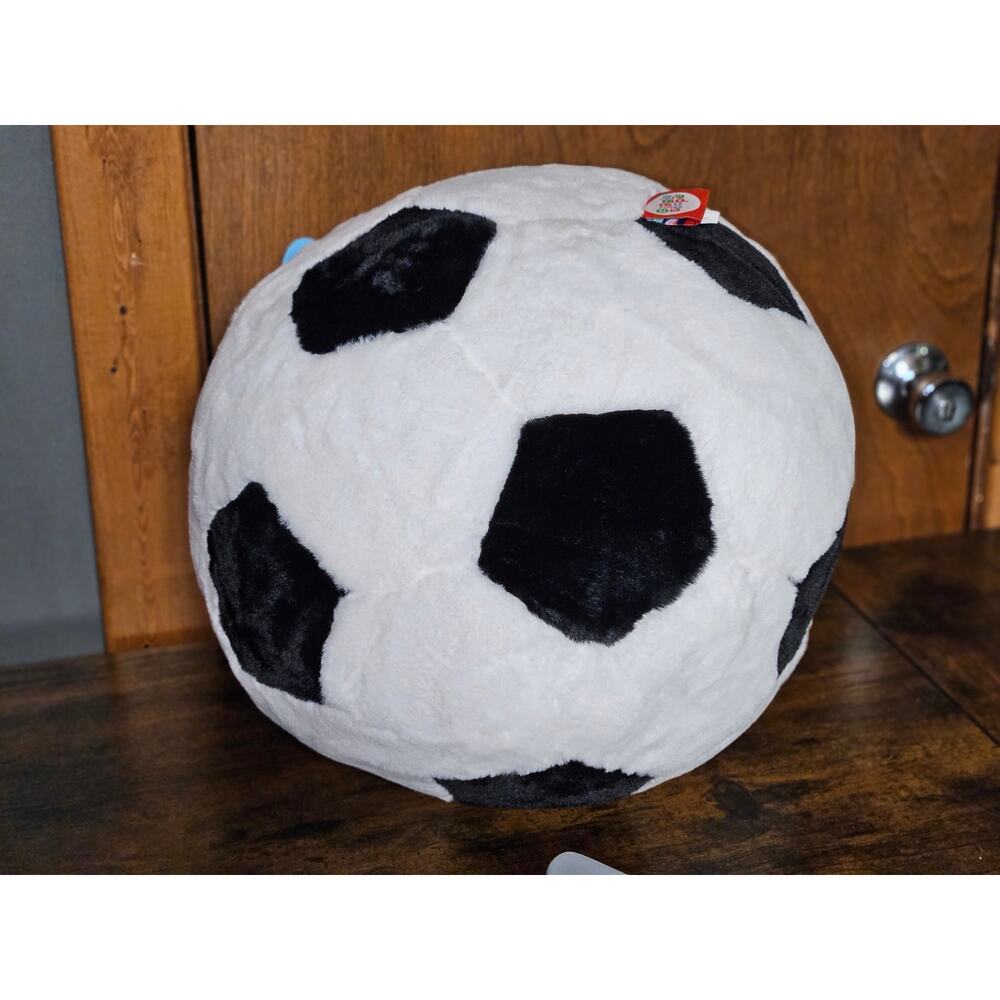 Gigglescape 15" Oversized Plush Soccer Ball NWT